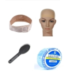 Ficha técnica e caractérísticas do produto Kit Hair Grip + Wig Cap + Escova + Fita Azul Lace Front 3mt