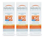 Ficha técnica e caractérísticas do produto Kit 3 Helioderm Protetor Solar Facial Fps50g C/ Cor