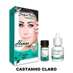 Kit Henna para Sobrancelha Super Bella - Castanho Claro