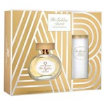 Ficha técnica e caractérísticas do produto Kit Her Golden Secret EDP Antonio Banderas – Perfume Feminino 80 Ml + Desodorante 150 Ml
