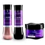 Ficha técnica e caractérísticas do produto Kit Hidra-caviar Shampoo Condicionador E Máscara 300ml - Hidrabell