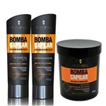 Ficha técnica e caractérísticas do produto Kit Hidrabell - Bomba Capilar Shampoo 500ml + Condicionador 400g + Máscara 950g