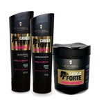 Ficha técnica e caractérísticas do produto Kit Hidrabell - Cabelo Forte Shampoo 500ml + Condicionador 400g + Máscara 450g