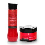 Ficha técnica e caractérísticas do produto Kit Hidrabell Hidra Color Red Shampoo 300ml + Máscara 300g