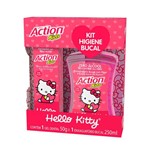 Ficha técnica e caractérísticas do produto Kit Higiene Bucal Ultra Action Boni Kids Hello Kitty Gel Dental 50G + Enxaguatório Bucal 250Ml