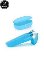 Ficha técnica e caractérísticas do produto Kit Higiene de Viagem 2Pçs ou Azul Piscina