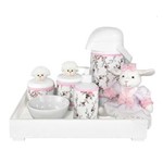 Ficha técnica e caractérísticas do produto Kit Higiene Toys Claro Ovelha Rosa Quarto Bebê Infantil Menina