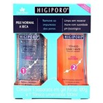 Ficha técnica e caractérísticas do produto Kit Higiporo Pele Normal a Seca Sabonete Gel + Tônico 120Ml