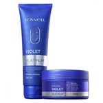 Ficha técnica e caractérísticas do produto Kit Home Care Violet Platinum Lowell: Shampoo + Máscara
