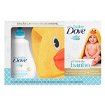 Ficha técnica e caractérísticas do produto Kit Hora do Banho Dove Baby Sabonete Líquido Hidratação Enriquecida 400ml + Toalha de Banho Baby Pato