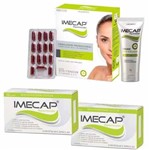 Kit Imecap Rejuvenescedor com Creme Antirrugas Facial 35g + 30 Cápsulas