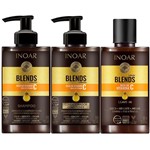 Ficha técnica e caractérísticas do produto Kit Inoar Blends Shampoo + Condicionador + Leave-in 300ml