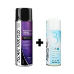 Ficha técnica e caractérísticas do produto Kit Instant Hair Plus 300ml + Spray Fixador Para Cabelos 250ml