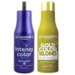 Kit Intensy Color Lé Charmes Matizador Platinum e Gold