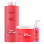 Ficha técnica e caractérísticas do produto Kit Invigo Color Brilliance Tamanho Profissional Wella - Shampoo + Máscara + Booster Kit
