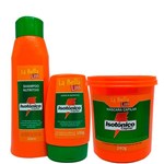 Ficha técnica e caractérísticas do produto Kit Isotônico La Bella Liss Shampoo 500ml, Máscara 240g e Leave-in 150g
