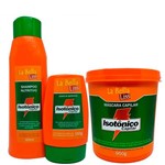 Ficha técnica e caractérísticas do produto Kit Isotônico La Bella Liss Shampoo 500ml, Máscara 950g e Leave-in 150g