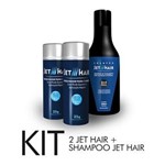 Ficha técnica e caractérísticas do produto KIT Jet Hair com 02 Frascos de 25G + Shampoo Jet Hair - Cor Jet Hair(Branco)