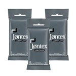Ficha técnica e caractérísticas do produto Kit Jontex Preservativo Lubrificado C/6 - 3 Unid.