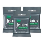 Ficha técnica e caractérísticas do produto Kit Jontex Preservativo Lubrificado Comfort Plus C/3 - 3 Unid.