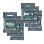 Ficha técnica e caractérísticas do produto Kit Jontex Preservativo Lubrificado Comfort Plus C/3 - 6 Unid.