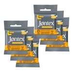 Ficha técnica e caractérísticas do produto Kit Jontex Preservativo Lubrificado Frutas Cítricas - 6 Unid.