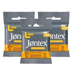 Ficha técnica e caractérísticas do produto Kit Jontex Preservativo Lubrificado Frutas Cítricas - 3 Unid.