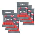 Kit Jontex Preservativo Lubrificado Frutas Vermelhas - 6 Unid.