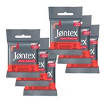 Ficha técnica e caractérísticas do produto Kit Jontex Preservativo Lubrificado Frutas Vermelhas - 6 Unid.