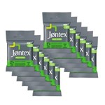 Ficha técnica e caractérísticas do produto Kit Jontex Preservativo Lubrificado Maçã Verde - 12 Unid.