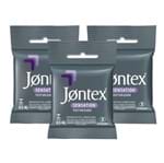 Kit Jontex Preservativo Lubrificado Sensation C/3 - 3 Unid.