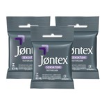 Ficha técnica e caractérísticas do produto Kit Jontex Preservativo Lubrificado Sensation C/3 - 3 Unid.