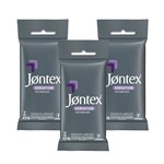 Ficha técnica e caractérísticas do produto Kit Jontex Preservativo Lubrificado Sensation C/6 - 3 Unid.