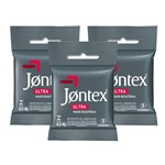 Ficha técnica e caractérísticas do produto Kit Jontex Preservativo Lubrificado Ultra Resistente C/3 - 3 Unid.