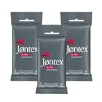 Kit Jontex Preservativo Lubrificado Ultra Resistente C/6 - 3 Unid.