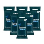 Ficha técnica e caractérísticas do produto Kit Jontex Preservativo Lubrificado XL Sensitive C/6 6 Un.