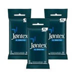 Ficha técnica e caractérísticas do produto Kit Jontex Preservativo Lubrificado XL Sensitive C/6 3 Un.