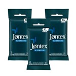 Ficha técnica e caractérísticas do produto Kit Jontex Preservativo Lubrificado XL Sensitive C/6 - 3 Unid.