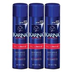 Ficha técnica e caractérísticas do produto Kit 3 Karina Spray Fixador Hair Fixação Normal - 400ml