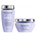 Ficha técnica e caractérísticas do produto Kit Kérastase Blond Absolu Bain Ultra-violet 250ml + Máscara Ultra-violet 200g