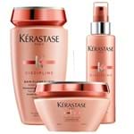 Ficha técnica e caractérísticas do produto Kit Kérastase Discipline Shampoo 250ml, Mascara 200ml e Fluidissime 150ml