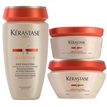 Ficha técnica e caractérísticas do produto Kit Kérastase Nutritive Irisome Magistral - Shampoo 250ml, Máscara 200g e Leave-in 150g