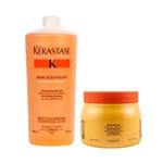 Ficha técnica e caractérísticas do produto Kit Kerastase Nutritive Oleo Relax Bain 1l + Masque 500g