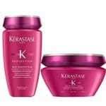 Ficha técnica e caractérísticas do produto Kit Kérastase Reflection Chromatique Cabelos Finos Shampoo 250ml + Máscara 200g