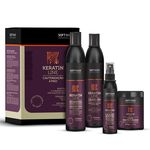 Ficha técnica e caractérísticas do produto Kit Keratin Line Cauterização à Frio Soft Hair Professional