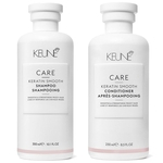 Ficha técnica e caractérísticas do produto Kit Keune Care Keratin Smooth - Shampoo 300 ml + Condionador 250 ml
