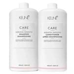 Ficha técnica e caractérísticas do produto Kit Keune Care Keratin Smooth Shampoo E Condicionador 1L