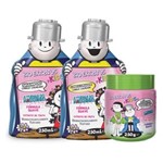 Ficha técnica e caractérísticas do produto Kit Kids para Cabelo Cacheado Shampoo 250ml+Condicionador 250ml+Mascara 250g Bio Extratus
