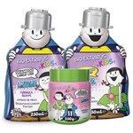 Ficha técnica e caractérísticas do produto Kit Kids para Cabelo Lisos Shampoo 250ml+Condicionador 250ml+Mascara 250g Bio Extratus