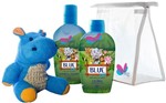 Ficha técnica e caractérísticas do produto Kit Kids Safari Hyppo Blue Colônia + Sabonete Líquido - Delikad